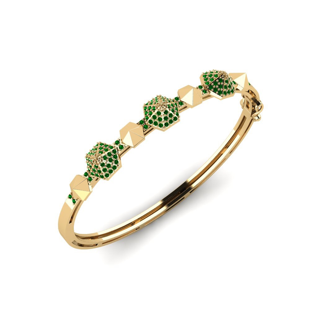 Green Zirconia Women's Bangle Presentzia