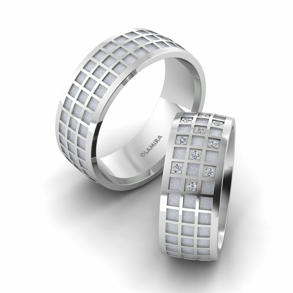 950 Platinum Wedding Ring Pretty Elegances 8 mm