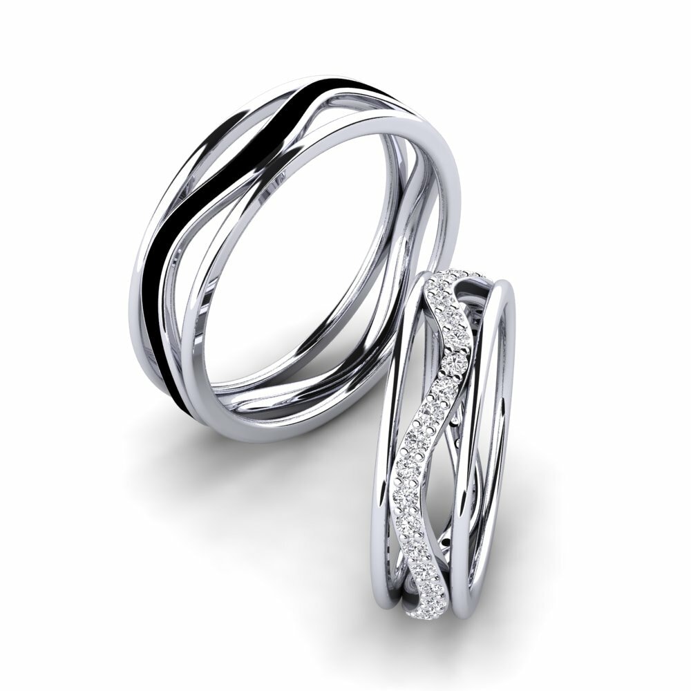 Wedding Ring Pretty Guns Pair