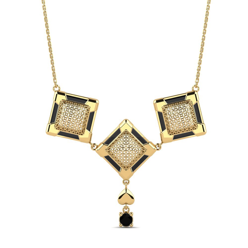 Diamante Negro Collar de Mujer Prewitt