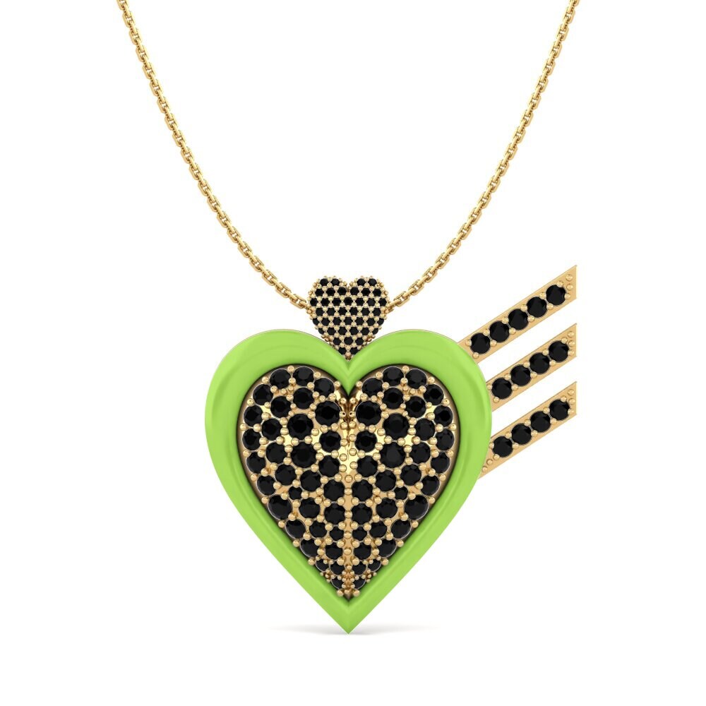 Black Sapphire Women's Pendant Priceless