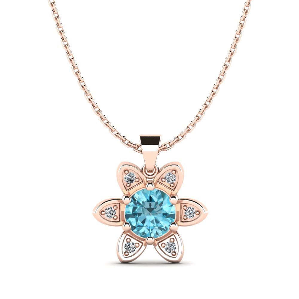 Blue Zircon Women's Pendant Pridon