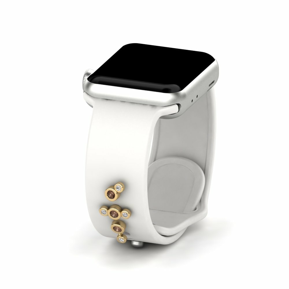 Smoky Quartz Apple Watch® Accessory Priedas - SET