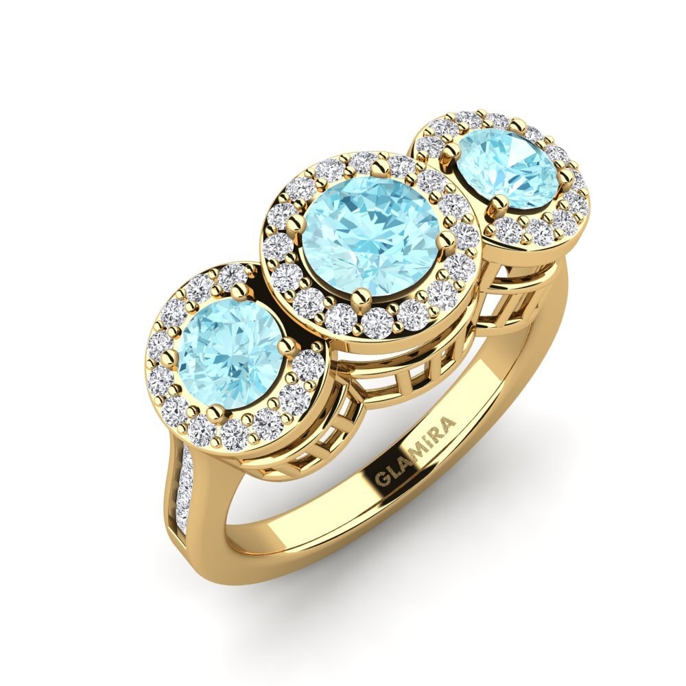 Aquamarine Engagement Ring Primetta