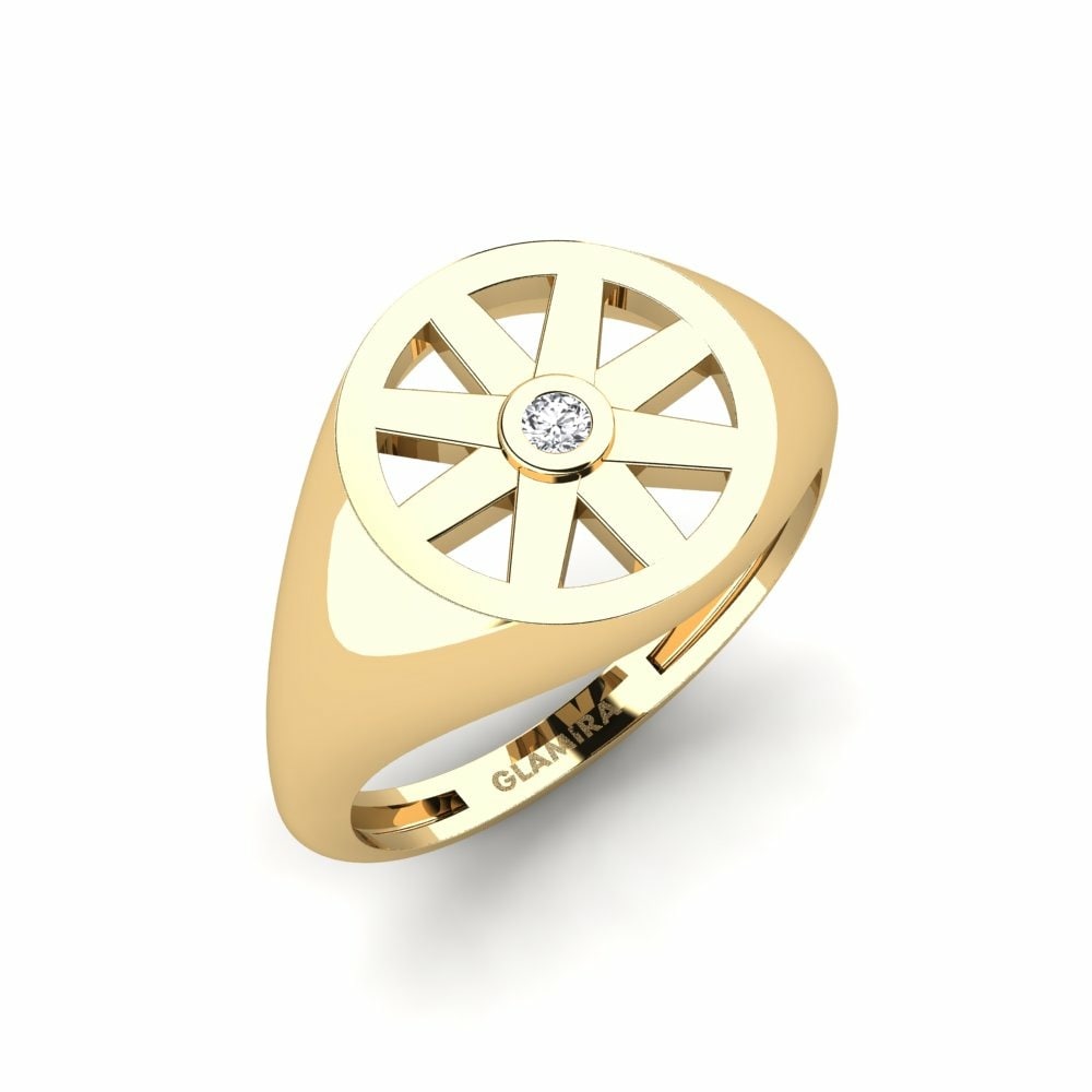 White sapphire Ring Priyatelstvo