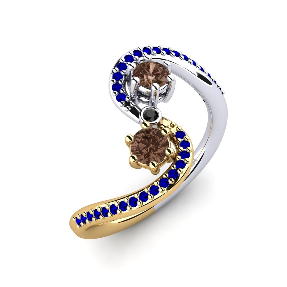 14ct White / Yellow Gold Ring Priyota
