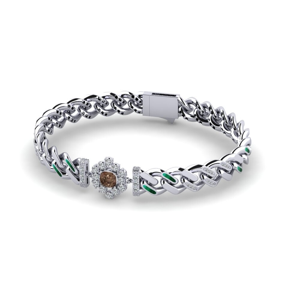 Cushion Smoky Quartz Women's Bracelet Proclarks