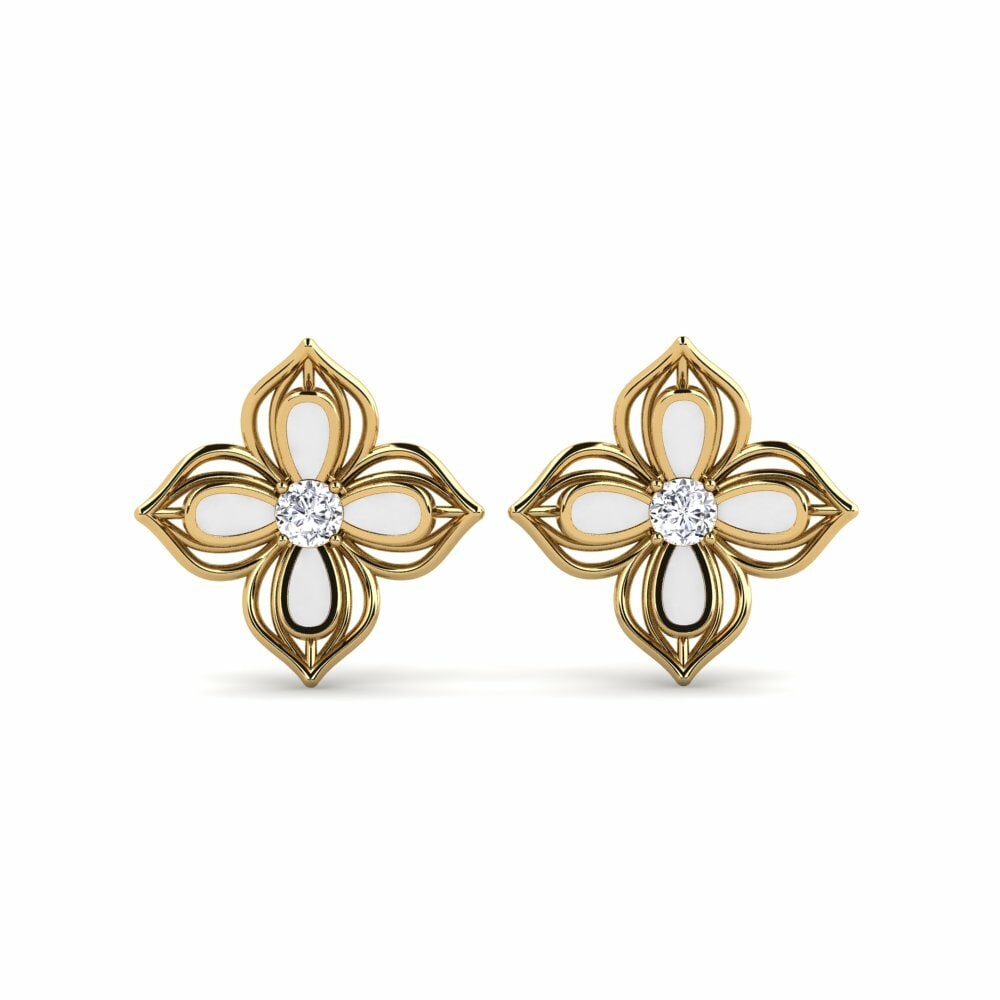 Diamond earrings traditional hot sale