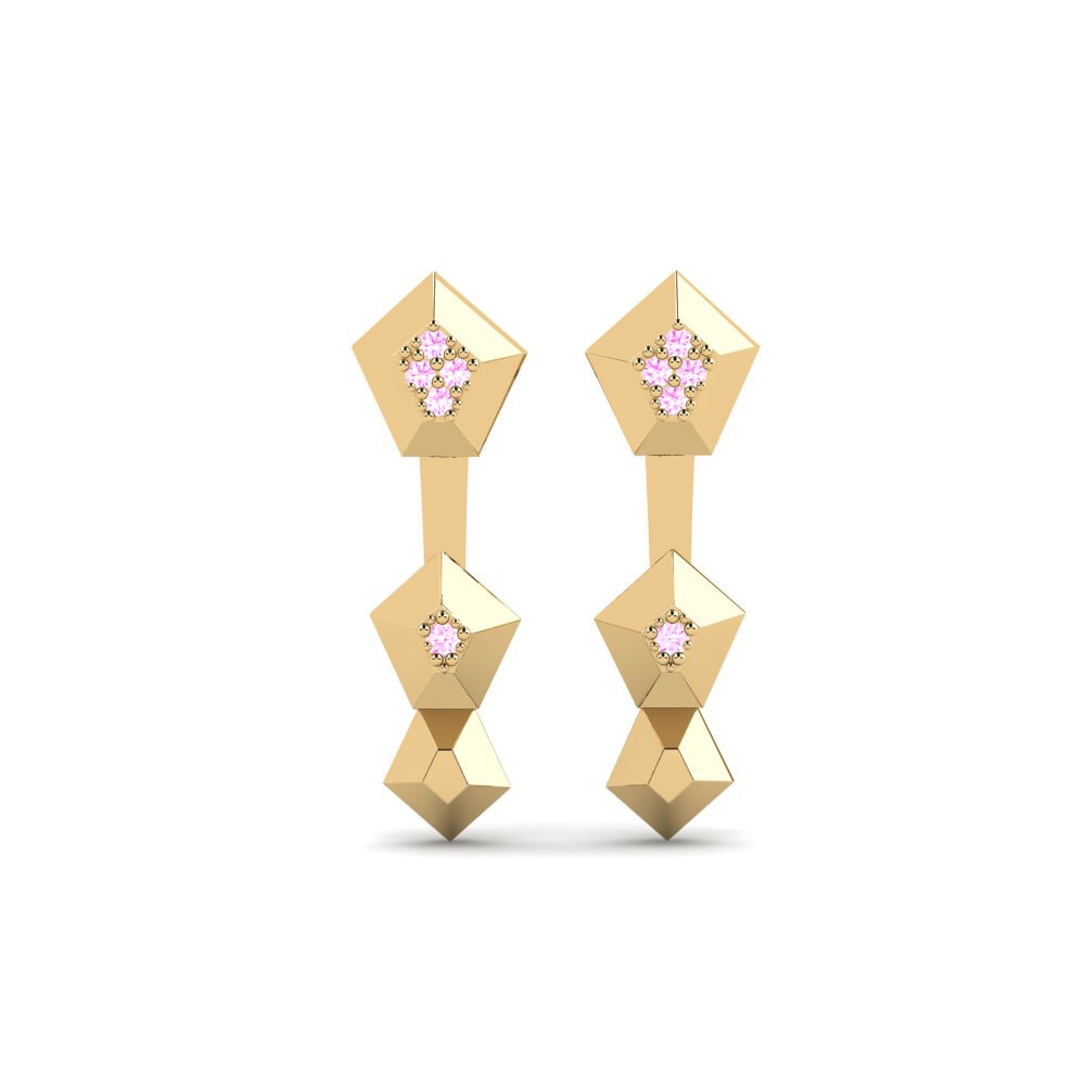Pink Sapphire Women's Earring Proxima