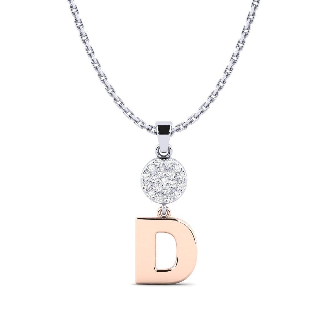 White sapphire Women's Pendant Pruneau - D
