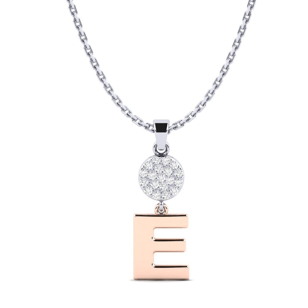 White sapphire Women's Pendant Pruneau - E