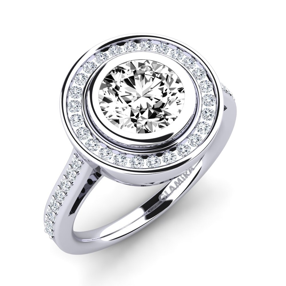 Moissanite Engagement Ring Prunella