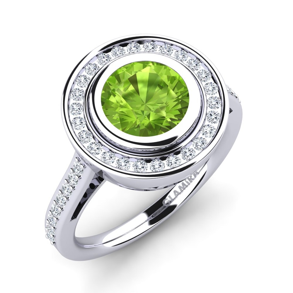 Peridot Engagement Ring Prunella