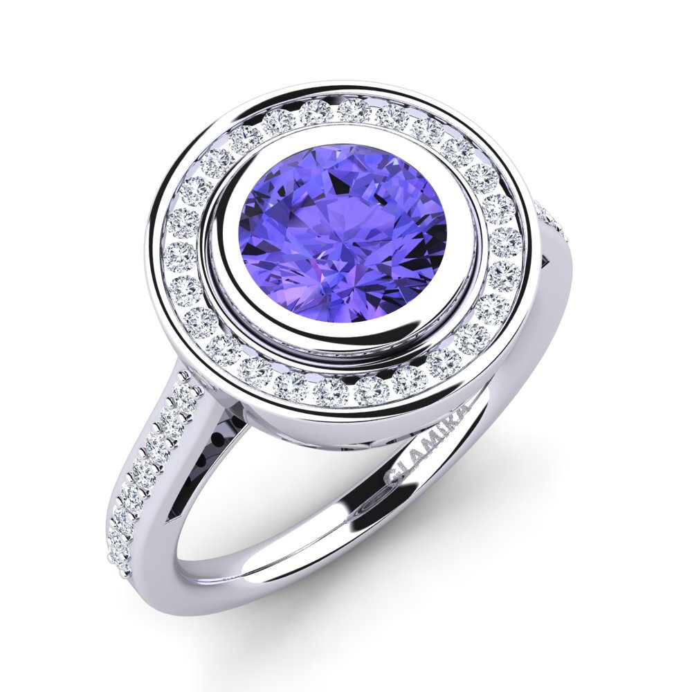 Tanzanite Engagement Ring Prunella