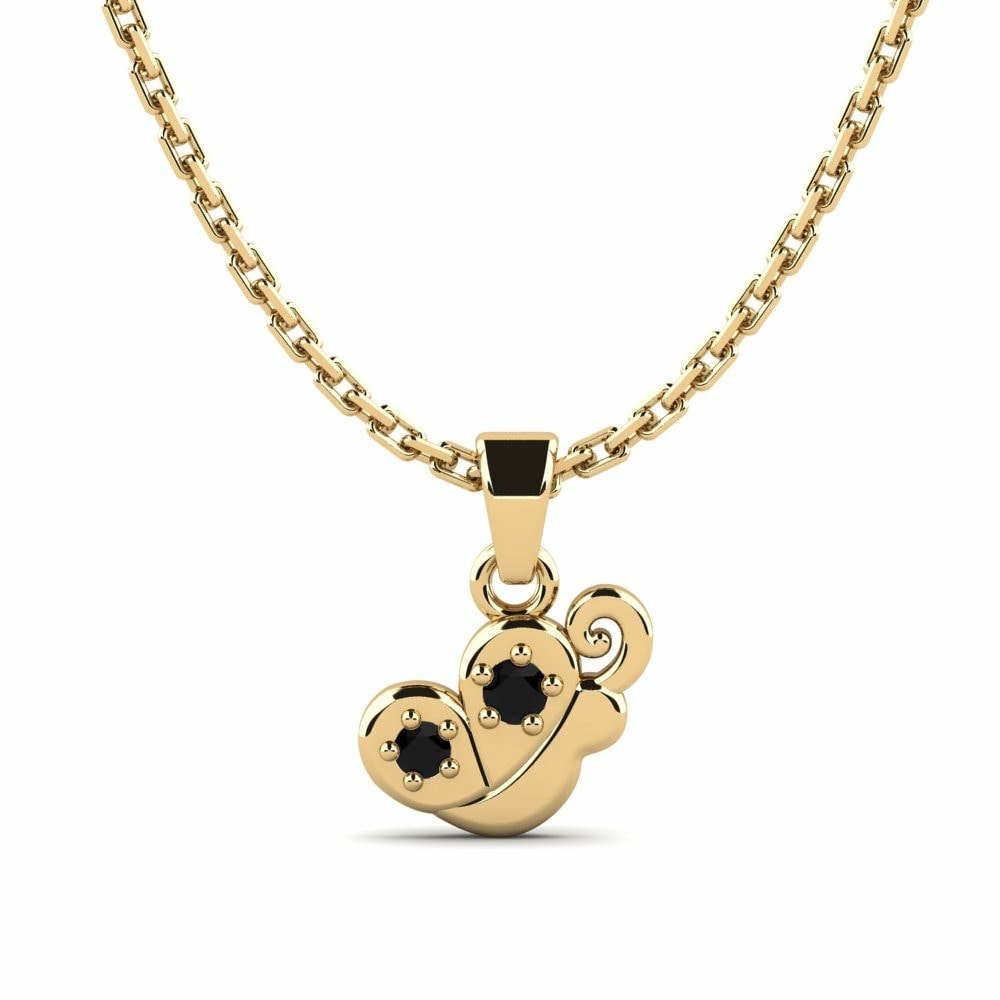 Pendentif pour enfant Puawai Diamant Noir