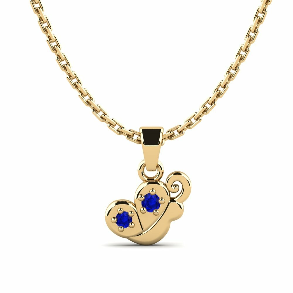 Sapphire Kid's Pendant Puawai