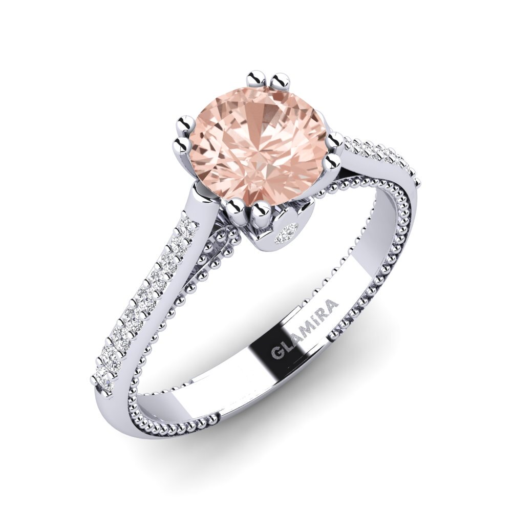 Morganite Bague de fiançailles Puerza