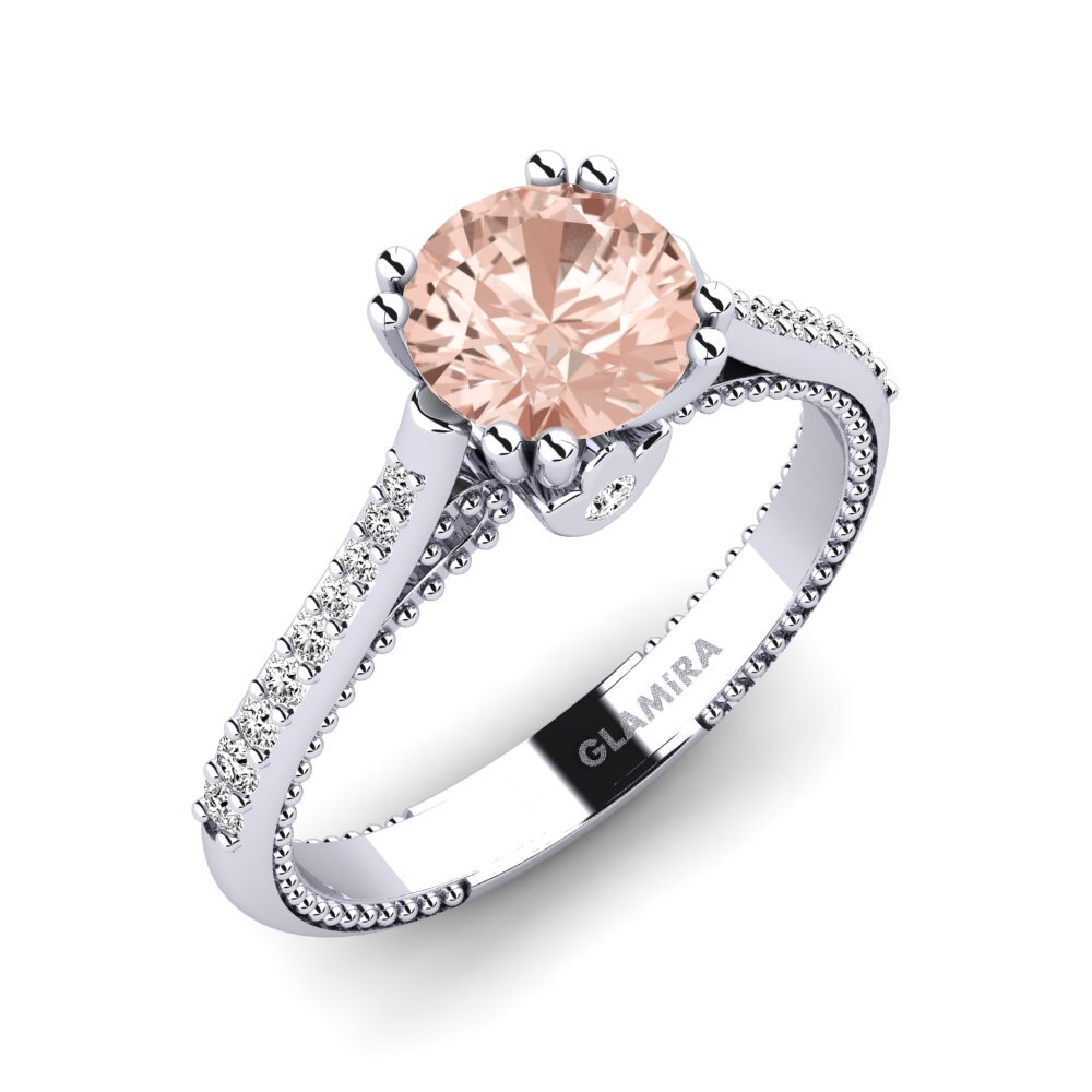 Morganita Anillo de compromiso Puerza