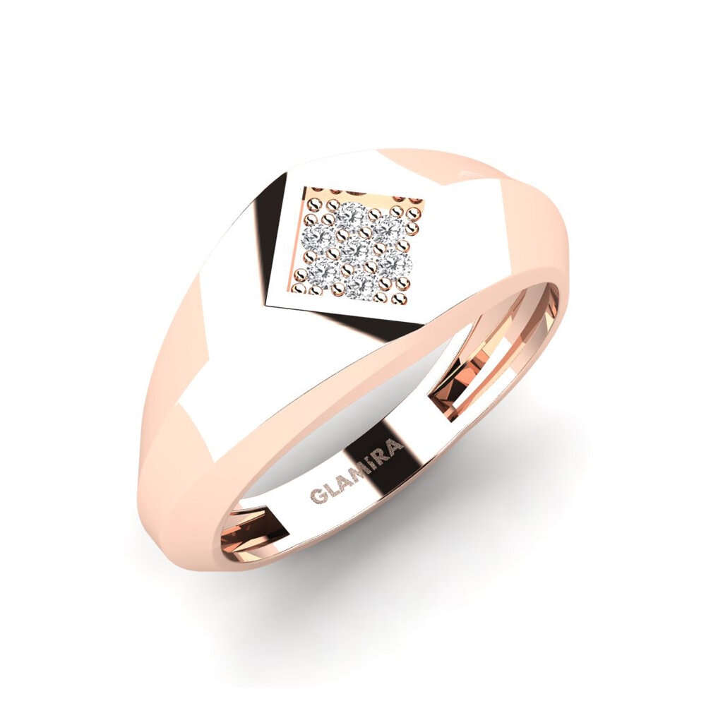 14K Rood Goud Ringen Punane