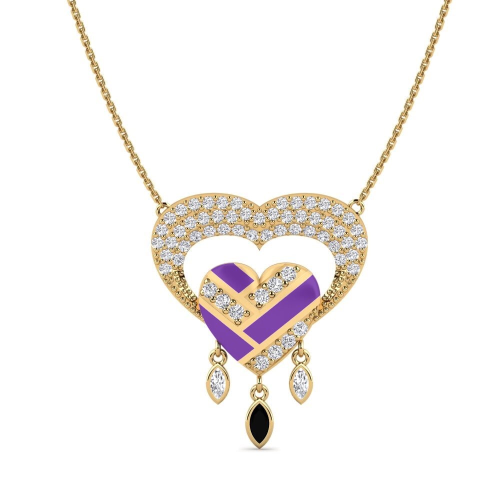 Black Onyx Women's Necklace Purgatorio