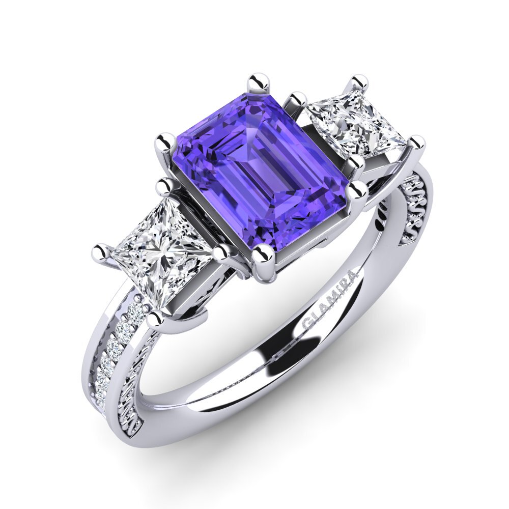 Tanzanite Engagement Ring Purnima