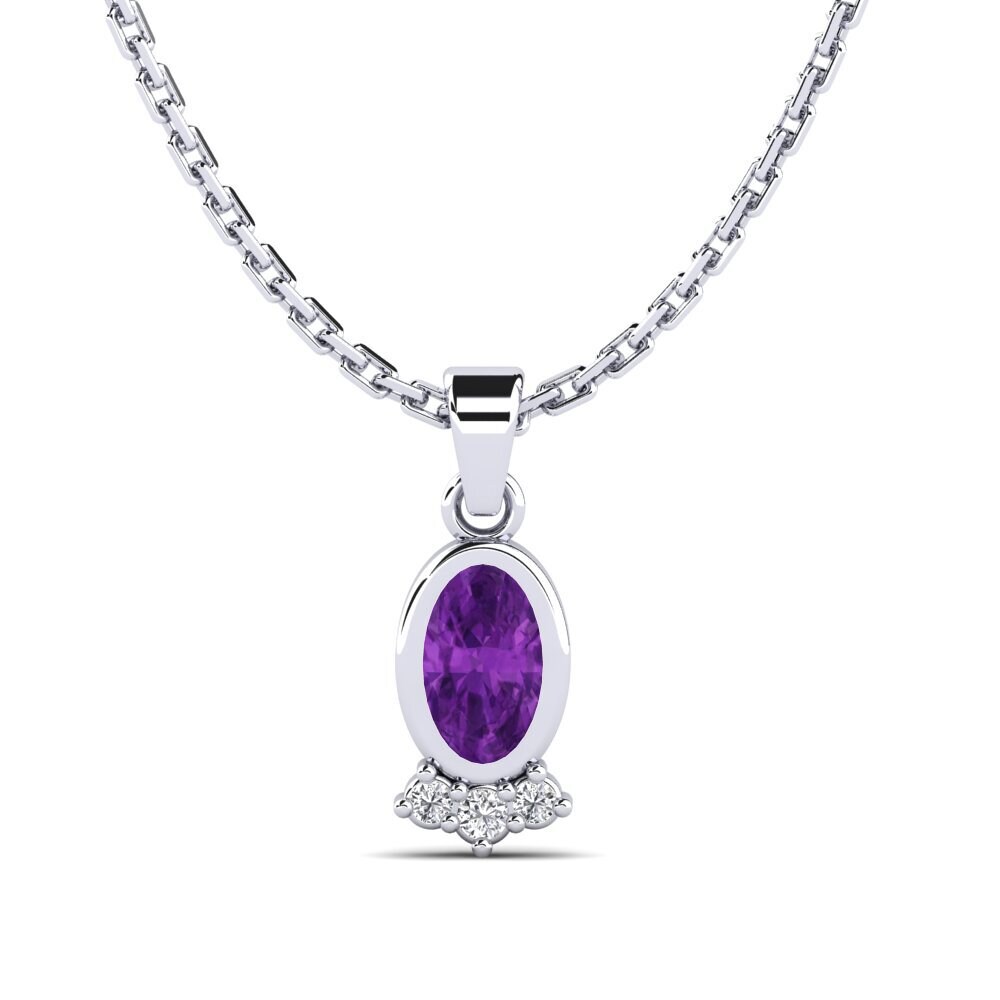 Amethyst Women's Pendant Purpo
