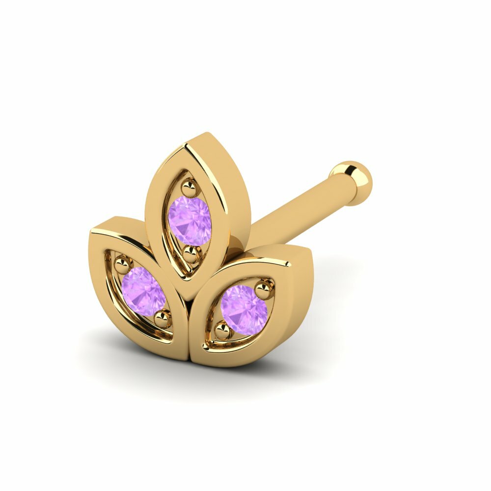 Amethist Neus Pin Purpura