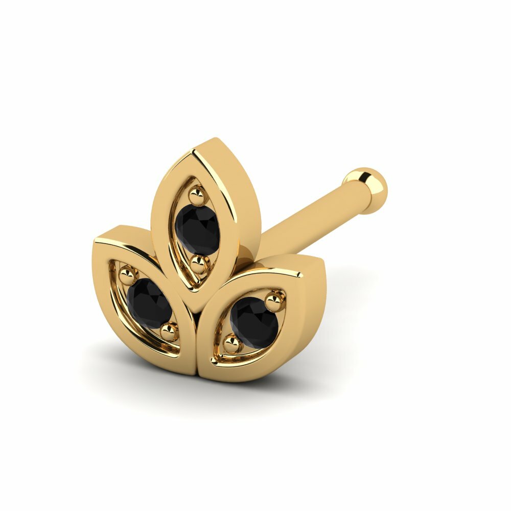 Black Diamond Nose Pin Purpura