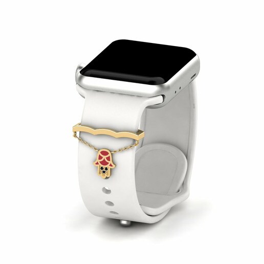 Phụ kiện Apple Watch® Qarsoodiga - B Vàng 585 & Đá Onyx Đen