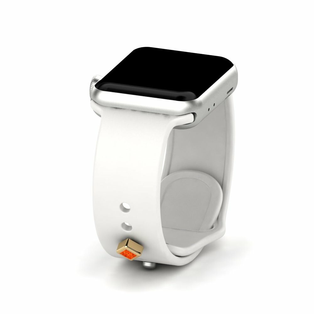 Accesorios Para Apple Watch® Qarsoodiga - D Oro Amarillo 585 Ópalo Fuego