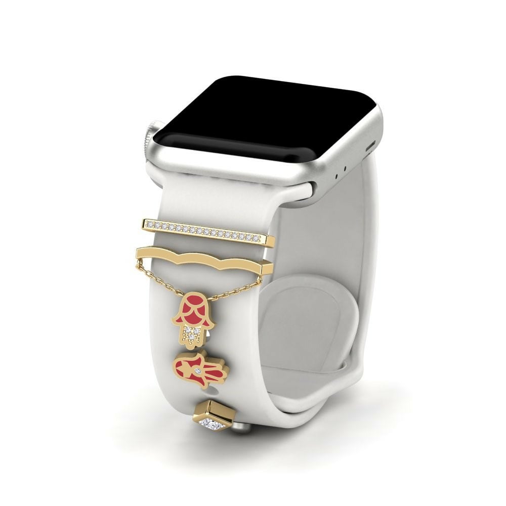 Lab Grown Diamond Apple Watch® Accessory Qarsoodiga - SET