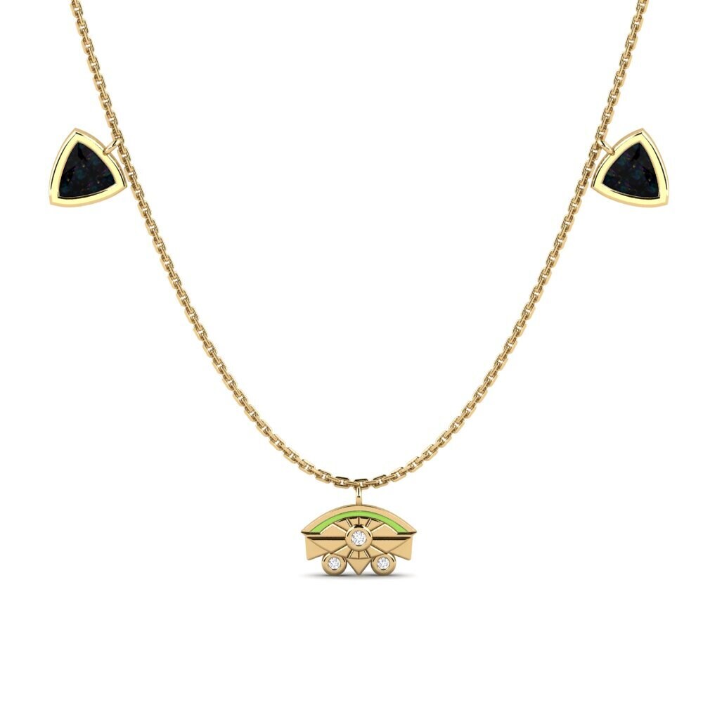 Black Opal Women's Necklace Qawsalla