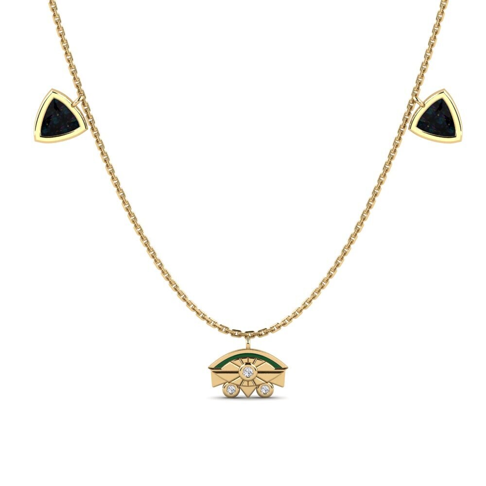 Black Opal Women's Necklace Qawsalla