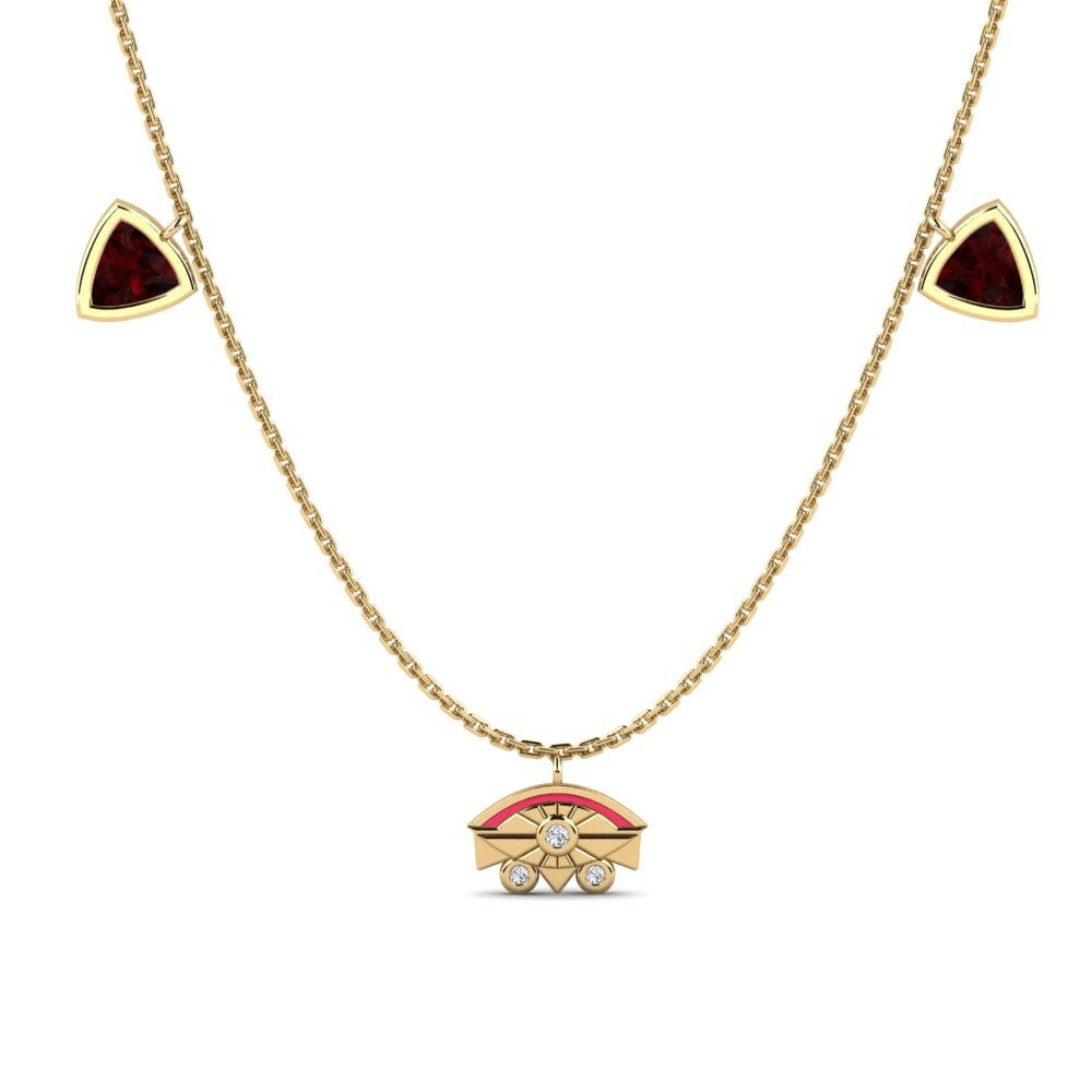 Garnet Women's Necklace Qawsalla