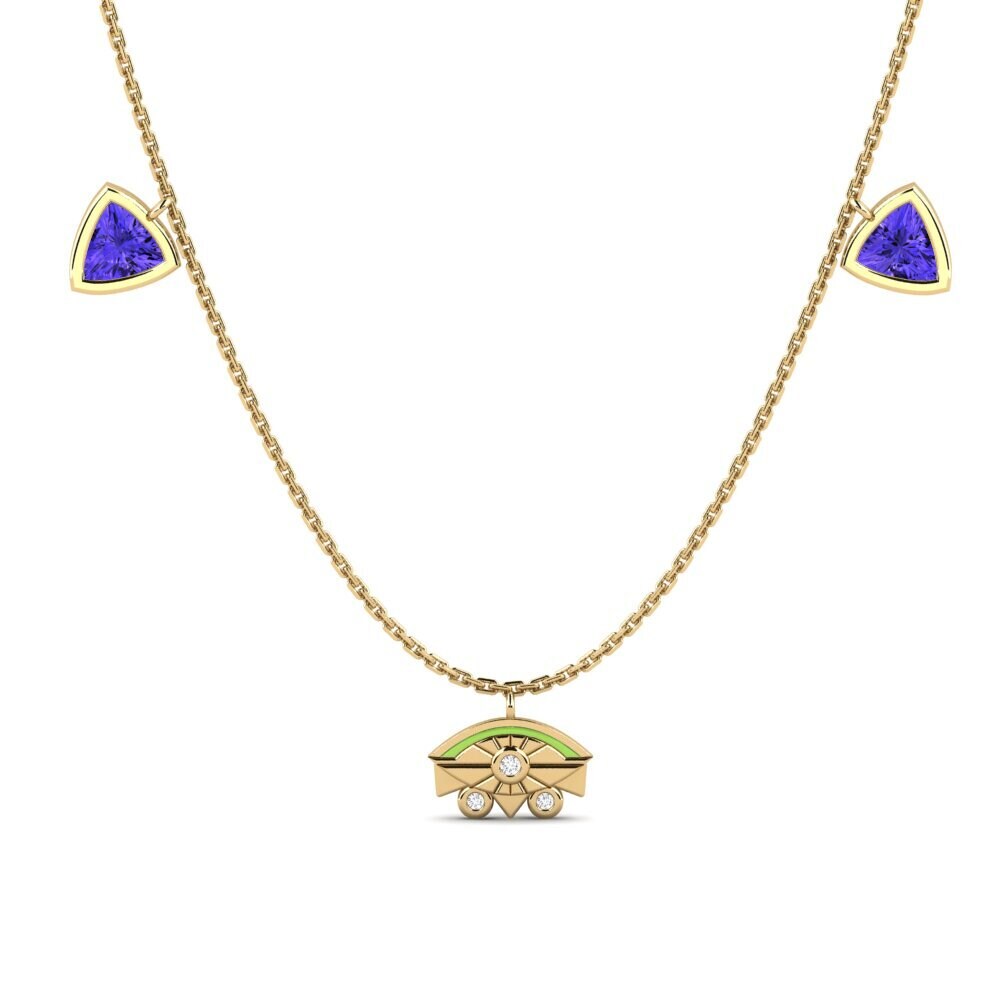 Tanzanite Women's Necklace Qawsalla
