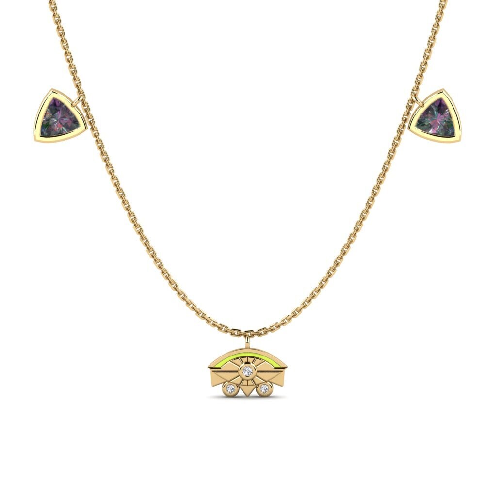 Mystic Topaz Women's Necklace Qawsalla