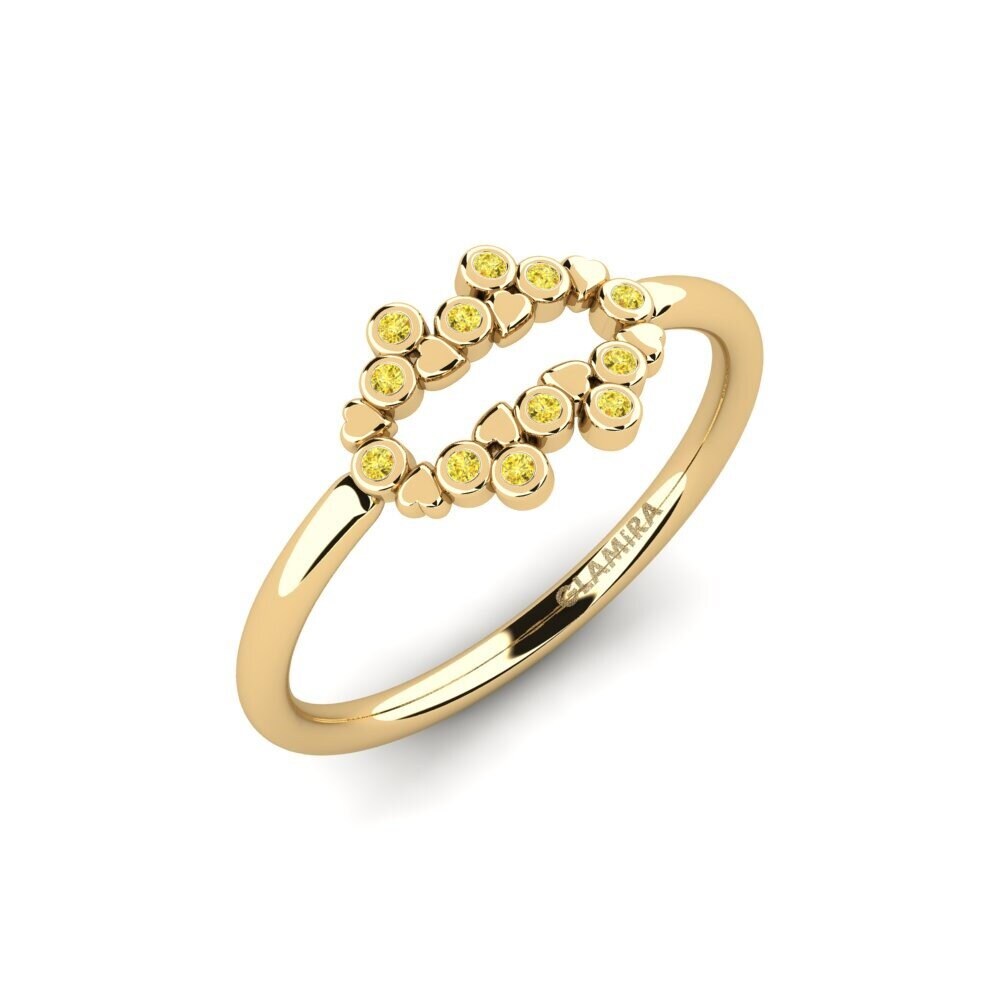 Yellow Sapphire Ring Qhren