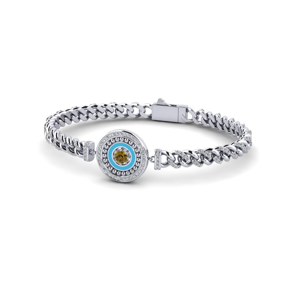 Brown Zircon Women's Bracelet Quadjoury