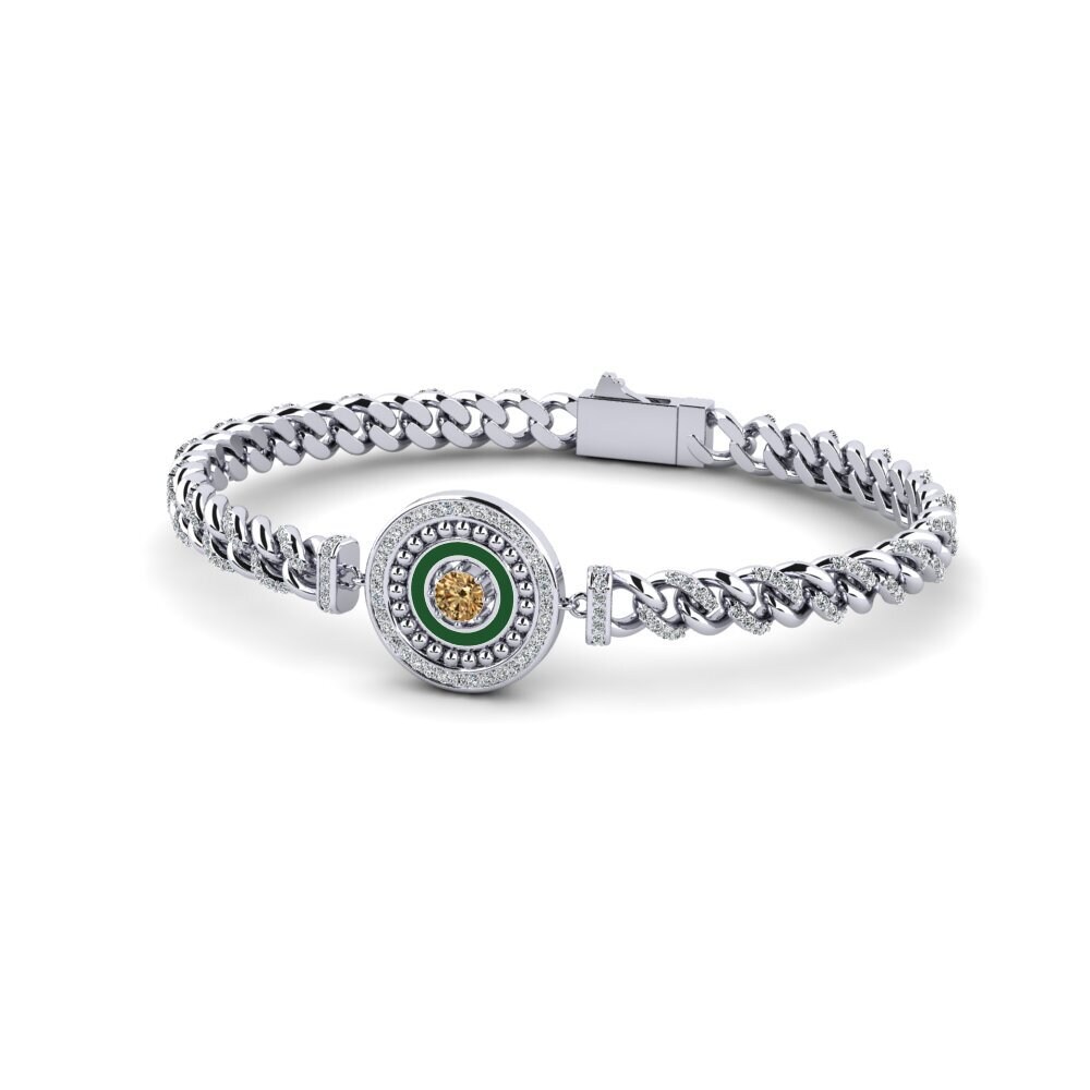 Brown Diamond Women's Bracelet Quadjoury