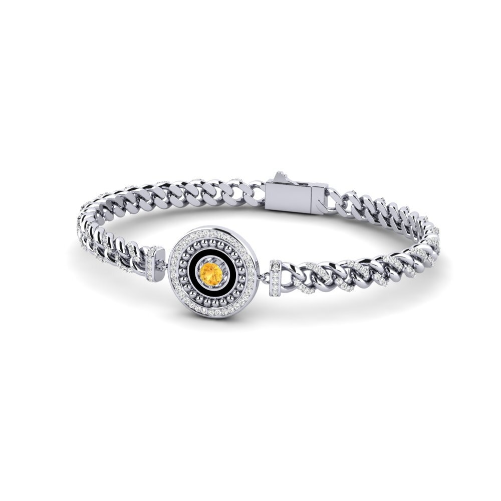 Citrine Women's Bracelet Quadjoury