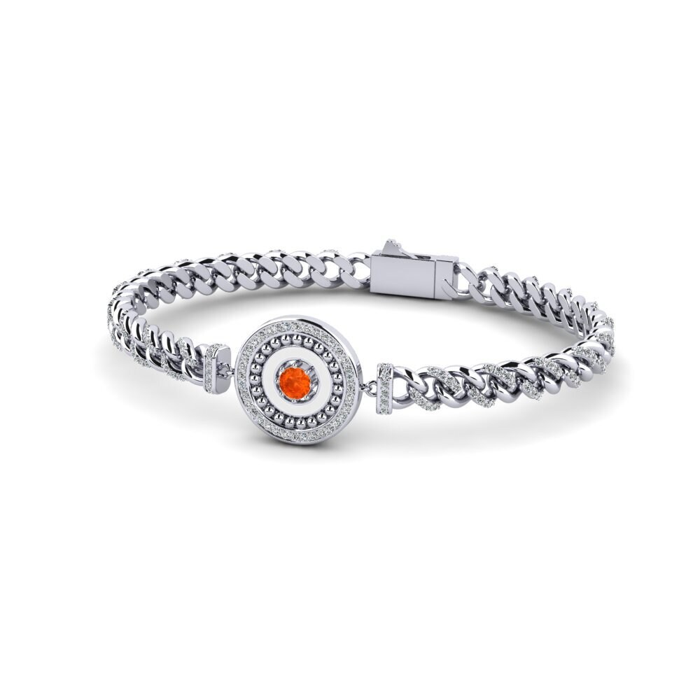 Fire Opal Women's Bracelet Quadjoury