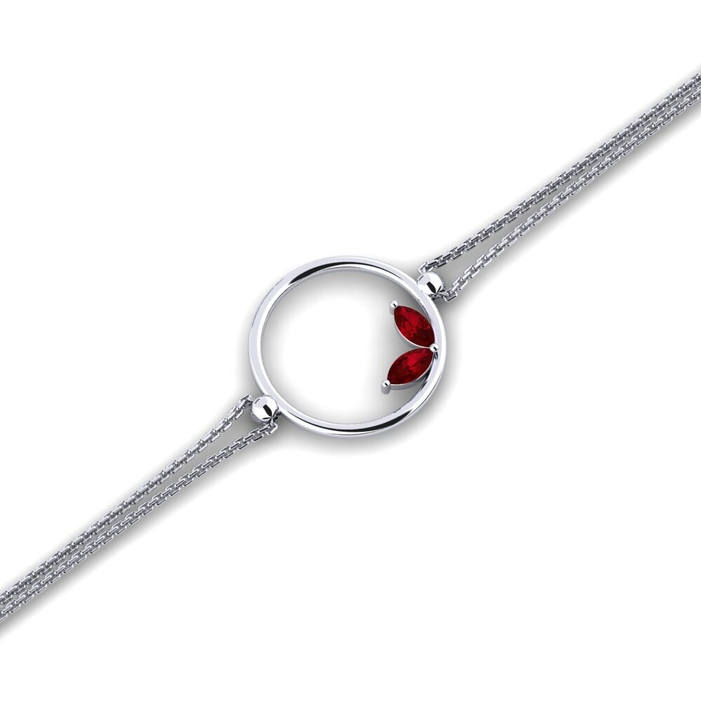 Marquesa Circonita Roja Pulsera de Mujer Quend