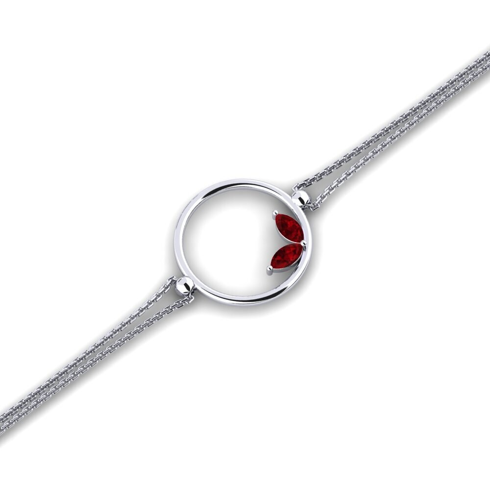 Marquise Ruby Women's Bracelet Quend