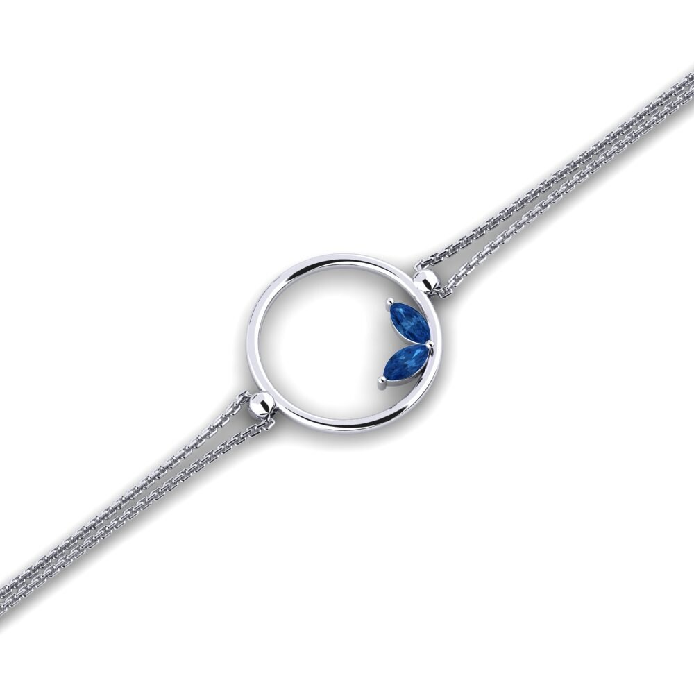 Marquesa Circonita Azul Oscuro Pulsera de Mujer Quend