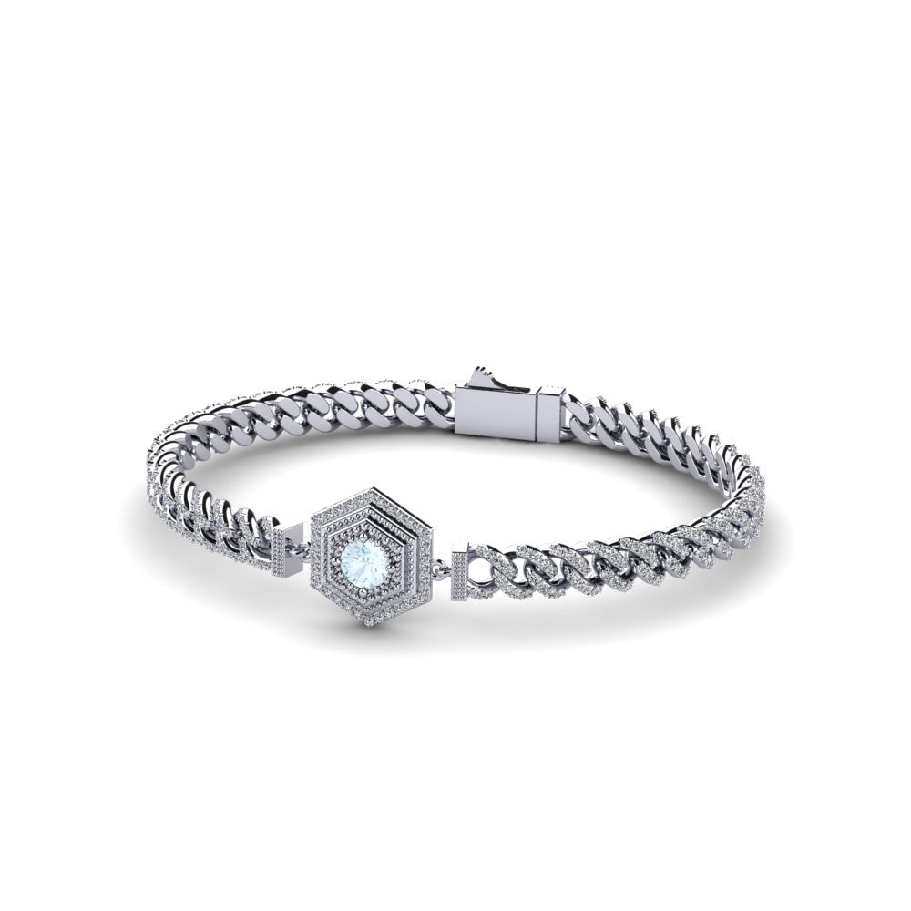 Aquamarine Women's Bracelet Quidenta