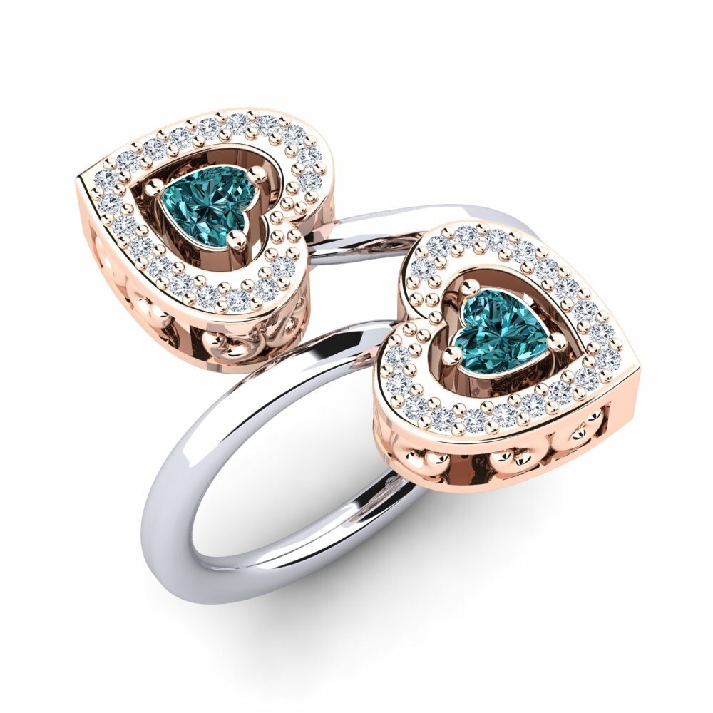Blauwe Diamant Ringen Quinnita