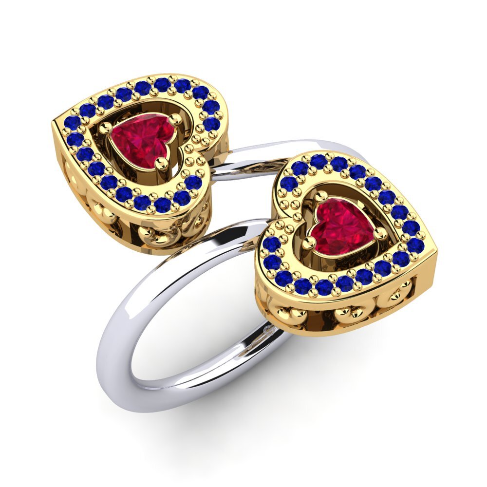 14ct Yellow & White Gold Ring Quinnita