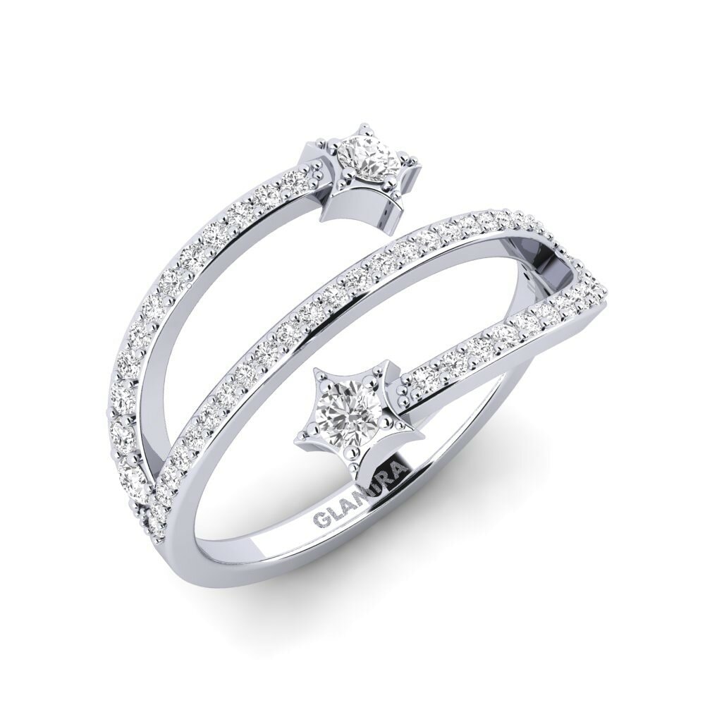 Saphir Blanc Bague Quitteria