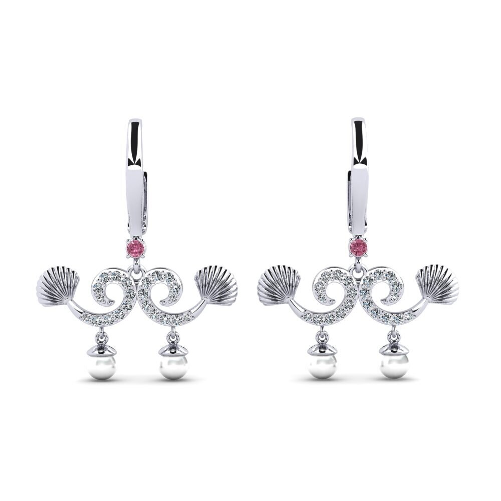 Rhodolite Garnet Women's Earring Quoi