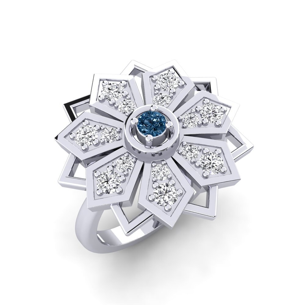 Diamant Bleu Bague Gordan